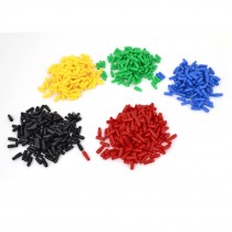 1000 Pieces Multicolor Soft PVC 2 2 5MM2 Wire Terminal End Insulated Sleeves