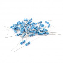 50Pcs 1W Watt 1% Tolerance 62K Ohm Axial Flameproof Metal Oxide Film Resistor