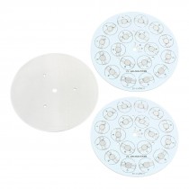 3Pcs 120mm Circle Aluminum PCB Circuit Board for 18 x 1W 3W 5W RGB LED in Series