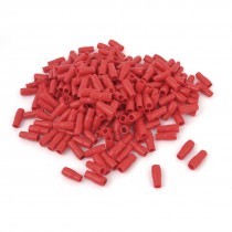500 Pieces 5 5 6MM2 Red Soft PVC Wire Terminal Sleeves Insulating Covers Caps