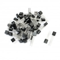 50pcs General Propose 13001 600V 0.2A TO-92 Package NPN Transistor