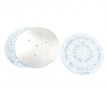 3Pcs 120mm Round Aluminum PCB Circuit Board for 18 x 1W 3W 5W LED in Series