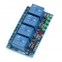 DC5V Coil 4 Channel 4CH High Level Trigger Relay Module for PIC AVR DSP ARM
