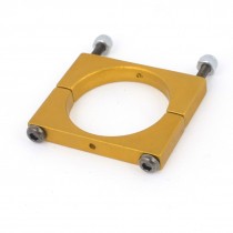 CNC Alloy 25mm Yellow Tube Boom Mount Motor Clamp for DIY Quadcopter