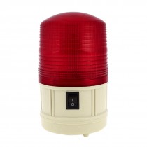 Industrial DC6V 17 x LED Flash Emergency Warning Light Red w Switch