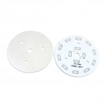 2Pcs 65mm Circle Aluminum PCB Circuit Board for 14 x 1/2W 5730 SMD LED in Series