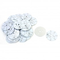 50Pcs 50mm Circle Aluminum PCB Circuit Board for 10 x 1/2W 5730 SMD LED