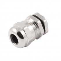 M14x1.5 Silver Tone Metal Waterproof Connector Cable Gland for 4-8mm Wire