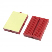 2pcs Red Universal 170 Tiepoint Electronic Circuit Solderless Breadboard SYB-170