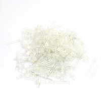 200 Pcs 2 x 5 x 7mm Rectangle Head Blue LED Light Emitting Diodes DC 3V