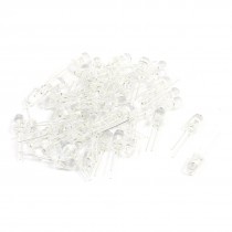 50 x Replacing Fast Flashing Multicolor LED Light Emitting Diodes 5mm Dia