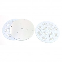 3Pcs 112mm Circle Aluminum PCB Circuit Board for 12 x 1W 3W LED in Series