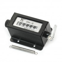 Mechanical Rotary Knob 6 Digit 0-999999 Manual Number Clicker Tally Pull Counter