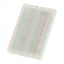 Clear 400 Tie Point PCB Board Test Prototype Solderless Breadboard 82x55x8.5mm