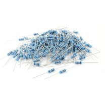 200Pcs 1W 1% Tolerance 180K Ohm Axial Lead Flameproof Metal Film Resistor