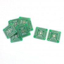10Pcs 0.5mm Pitch QFP48 to DIP48 PCB Adapter Plate Converter Board