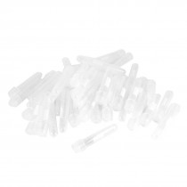 50Pcs 12.5ml Clear Cap Round Bottom Bioscience Culture Test Tubes