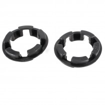 2Pcs Rubber 97mm x 65mm x 12mm Shaft Coupling Insert Spider