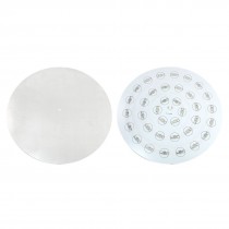 2Pcs 36 x 1W 3W LED High Power Circle Aluminum PCB Circuit Board 240mm Diameter