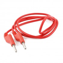 Multimeter Connector Dual 4mm Banana Plug Probe Test Cable 1M Long Red