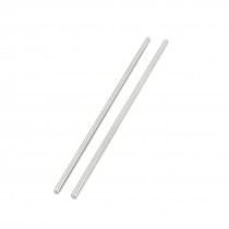 2Pcs 3mm Dia DIY Model Stainless Steel Circular Round Rod Bar 4.3" Long