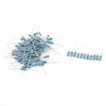 110pcs 11 Values Metal Film Resistors 100K-1M Ohm 1% 1W Assortment Set