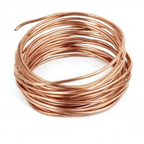 5M 16Ft Length Copper Tone Refrigerator Refrigeration Tubing Coil