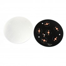 2pcs 112mm 6 x 1W/3W/5W LED Round Aluminum PCB Circuit Board Base Plate