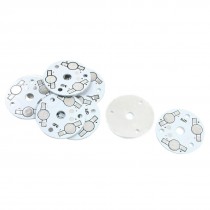 10Pcs Aluminum Base Plate DIY PCB 35mm Dia for 3 x 1W 3W 5W LEDs in Series