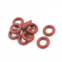 10Pcs Red 12mm OD Oil Filter Seal Rubber O Rings Gaskets Washers Grommets