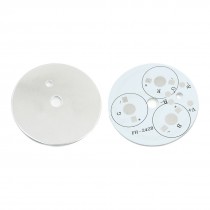 2pcs 49mm 3 x 1W 3W 5W Series RGB LED Aluminum PCB Printed Circuit Board