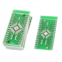 10 Pcs QFN32 to QFP32 Double Sides DIP Mounting PCB Adapter Converter Plate