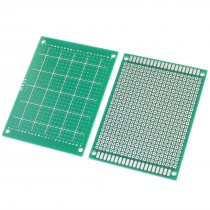 2pcs FR-4 Universal Prototype Paper PCB Printed Circuit Board 6 x 8cm