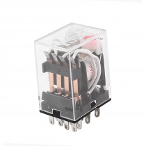 HH54PL AC 36V Coil 14 Pins 4PDT Red LED Indicator Light Power Relay