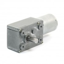 DC 12V 8300RPM 34RPM Speed Reducer High Torque Worm Geared Box Motor