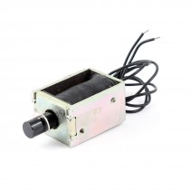 1mm/850g 6mm/200g 5.05W Power Wired Pull Type Solenoid Electromagnet DC 24V