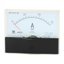 Measurement Tool Analog Panel Ammeter Gauge DC 0 - 75A Measuring Range