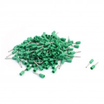 190 Pcs E0508 Green Sleeve Pre Insulating Ferrules Terminals for 22AWG Wire