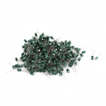 1000 Pcs 5mm x 7mm 100UF 10V Polarized Radial Electrolytic Capacitor