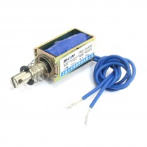 DC12V 600mA 40g/10mm Pull Push Plunger Return Solenoid Electromagnet