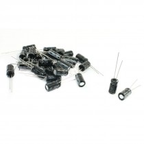 28 Pcs 47uF 50V 105C Radial Type Aluminum Electrolytic Capacitors 6.5mm x 12mm