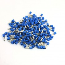 190pcs Blue 3 5mm Inner Dia Metal Tube Pre Insulate Terminals for 10AWG Cable