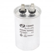 AC 450V 6uF CBB65 Polypropylene Film Motor Capacitor for Air Conditioner