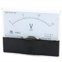 Measurement Tool Analog Panel Voltmeter DC 0 - 15V Measuring Range