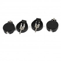 4PCS Plastic CR2450 LIR2450 Button Cell Battery Socket Holder Case