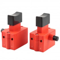 AC 250V/12A 125V/20A DPST Locking Type Trigger Electric Tool Switch 2Pcs