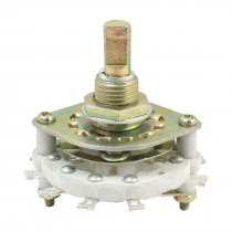 10mm Mounted Hole Dia 2P4T 1 Deck Band Channel Selector Rotary Switch
