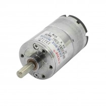 6mm Shaft Dia 5R/Min Output Speed Geared Box Motor DC 24V
