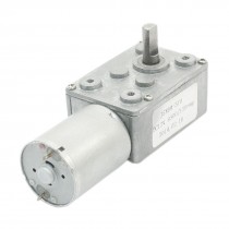 4.5mm D Shaft Reduction Ratio 8300RPM/120RPM DC 12V Worm Geared Box Motor