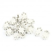 20 Pcs Plastic Shell CR2032 DIP Cell Button Battery Holder Socket Case